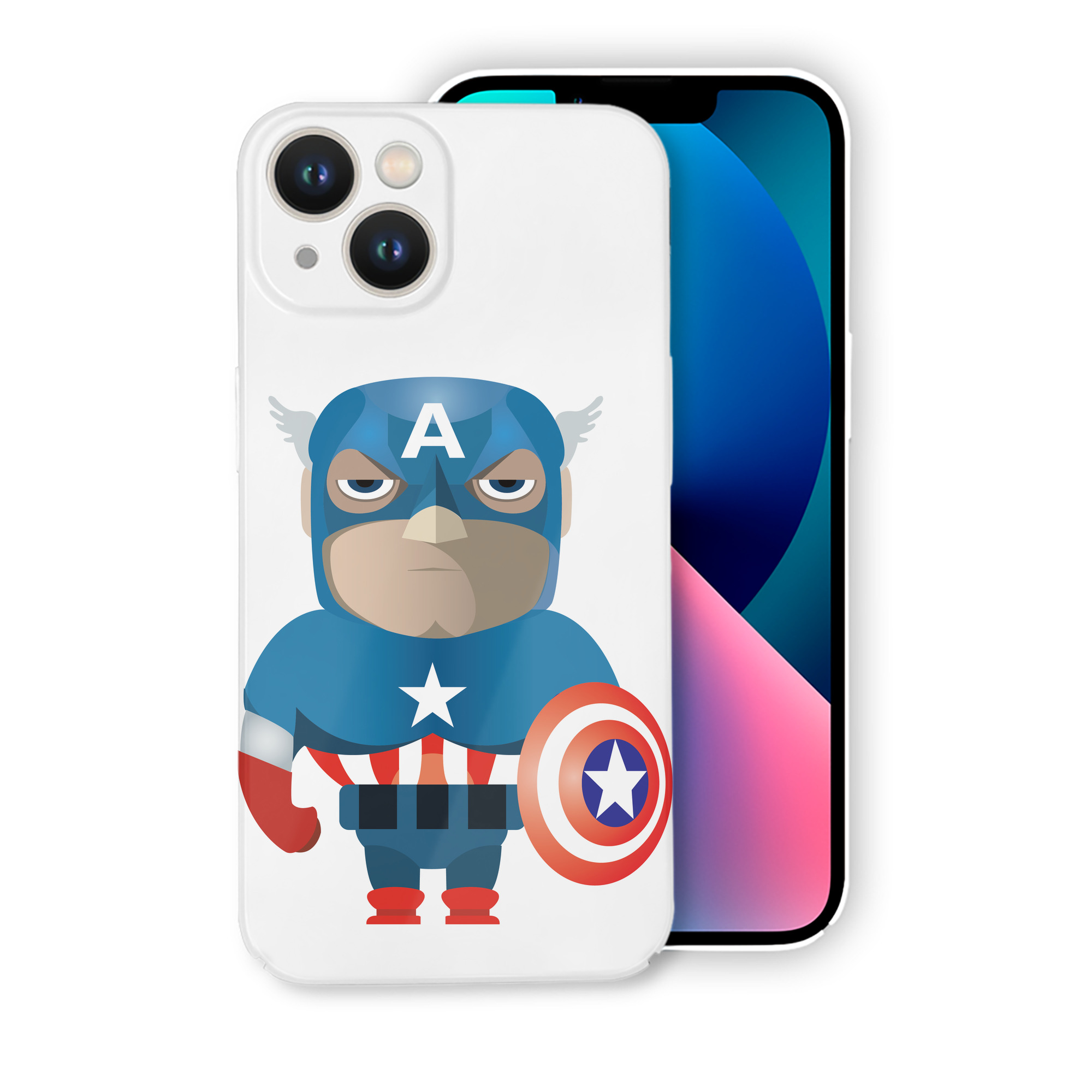 （画像用） アベンジャーズ The Avengers 【iPhone 14シリーズ対応】ハードケース